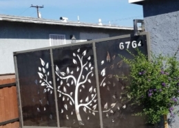 plasma cut steel gate